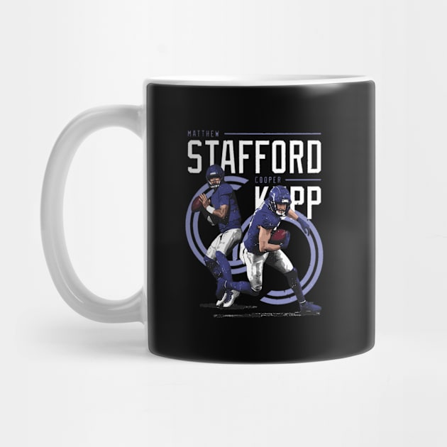 Matthew Stafford Cooper Kupp Los Angeles R Duo by caravalo